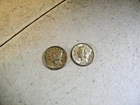 1944 + 1945 Mercury Dimes W Both For Same Price