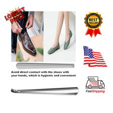 Shoe Horn Long Handle for Seniors,16.5" Long Metal Shoehorns for Men Women Kids,