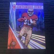 Jerry Rice 2019 Panini Phoenix Catching Fire Purple /149