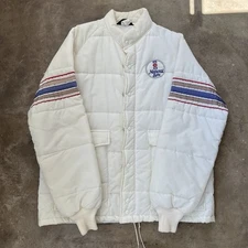 Vintage 70s natural light beer winter jacket Large swingster vtg outdoors