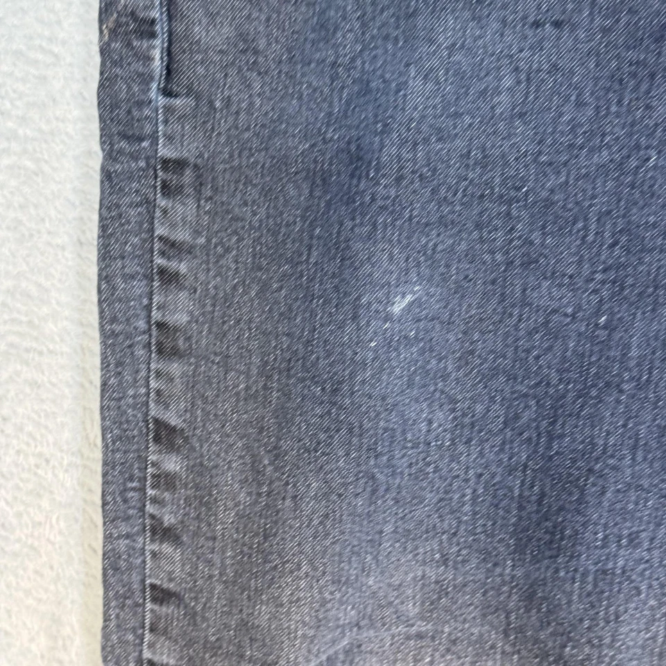 Pantalones de mezclilla Guess Jeans para hombre 36x30 negros grises Lincoln ajustados rectos de 5 bolsillos Foto 3 de 4