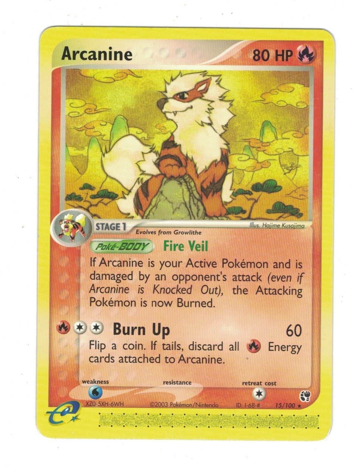 Pokemon card EX Sandstorm Illumise 38/100 excellent or near mint
