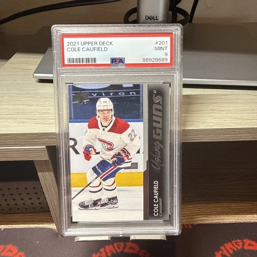 Cole Caufield Young Guns #201 Montreal Canadiens PSA 9!
