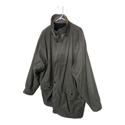 Vintage Rainforest Men's Coat Jacket Olive Green Size XL