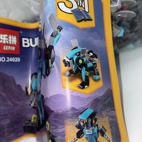 LEGO COMPATIBLE  31062 Creator Robot, With Light Brick (enough for two)