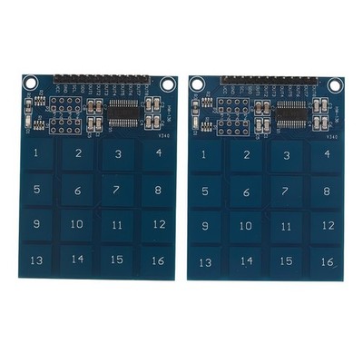 Touch-Sensor-Modul TTP229 16 Kanal 4x4 Matrix Array Digital Switch Board DIY