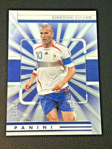 2025 Panini America Asia Convention ASCC FIFA Zinedine Zidane France Diamond /50
