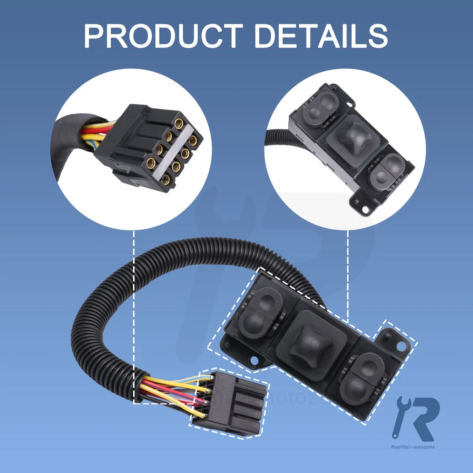 Power Seat Control Switch Left Driver For Ford F-150 F-250 F-350 F3UZ14A701A Foto 4 de 4