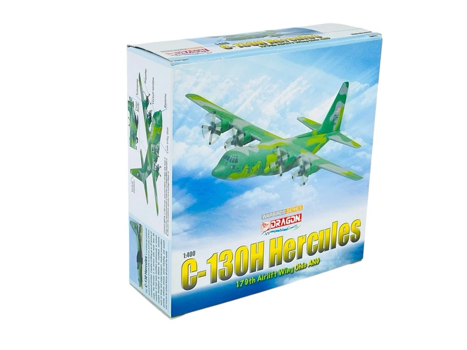 #56297 Dragon C-130H Hercules 179 AW Mansfield Ohio ANG- 1/400 Die Cast - Image 4 of 4