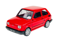 Welly Fiat 126P Rot 1:43 1/43 Die Cast Metal Model Neu Im Kasten