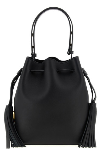 VALENTINO GARAVANI Signature Black Leather Bucket Bag New & Authentic