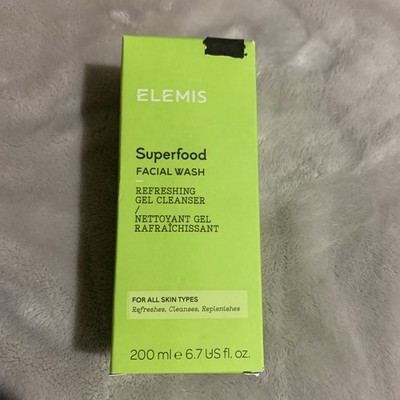 Elemis Superfood Facial Wash Refreshing Gel Cleanser 6.7 fl. oz/200mL NIB