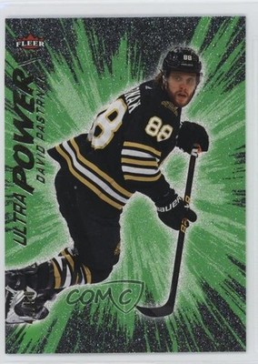 2024-25 Upper Deck Fleer Ultra Power Green Achievement 44/50 David Pastrnak 5q7