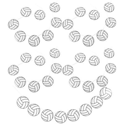 5 Pcs Volleyball Zubehör Volleyball-geburtstagsdekorationen Party-Requisite