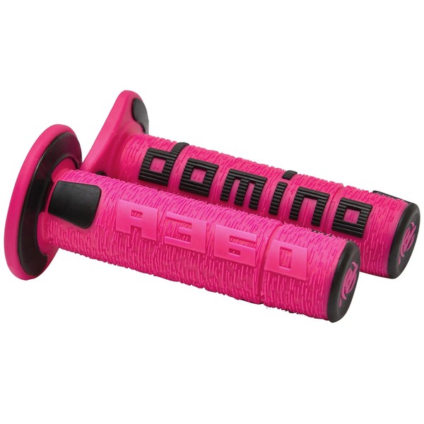 GriffüBerzug Domino Offroad-Motorrad A360 Fuchsia-Schwarz Geschlossenes Ende 12-image