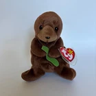Rare vintage Ty Beanie Baby Seaweed The Otter plush