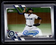 2021 Topps Chrome #RA-YR Yohan Ramirez Rookie Autographs AU