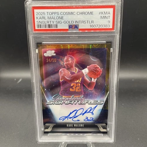 2025 Topps Cosmic Chrome Karl Malone Base (RAW)