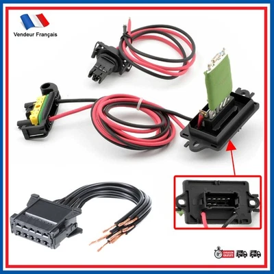 Kit Resistance de Pulseur Ventilateur Habitacle prévu pour Renault Clio 3 - Photo 1/4