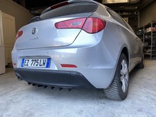 Rear Bumper Skirt Lower Diffuser With Fins Ribs For Alfa Romeo Giulietta 940 Rear Bumper Skirt Lower Diffuser With Fins Ribs For Alfa Romeo Giulietta 940