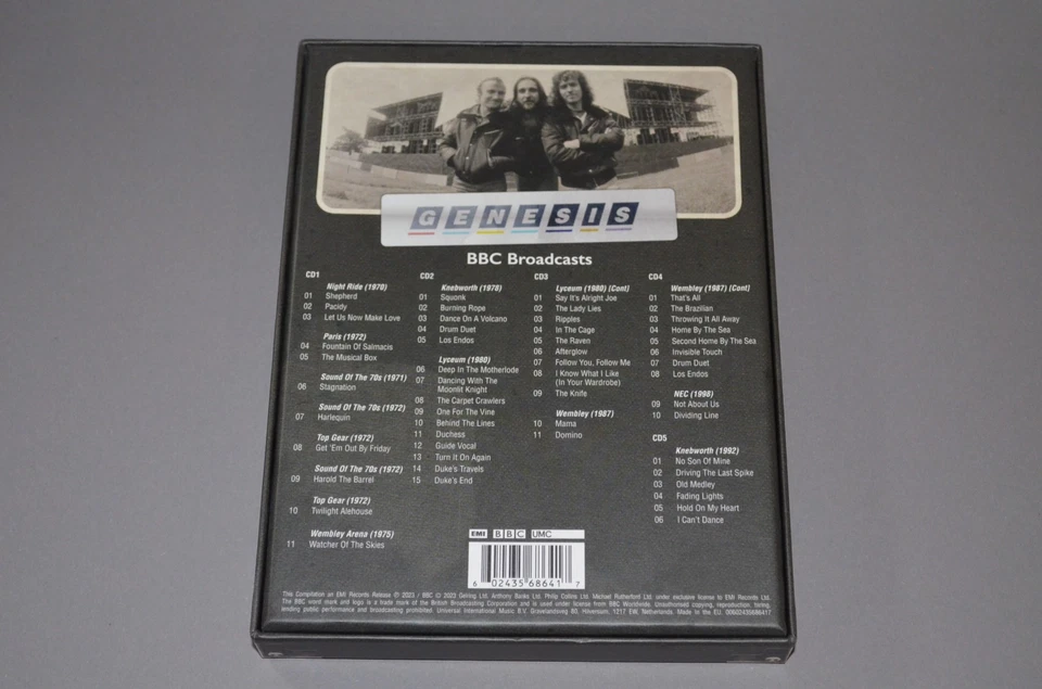 Genesis – BBC Broadcasts / EMI 2023 / EU / 5CD Digibox / Rar - Bild 3 von 3