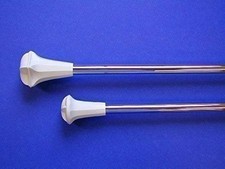 Star Line Super Star Thicker Shaft Baton 7/16 Plain 27 Inch