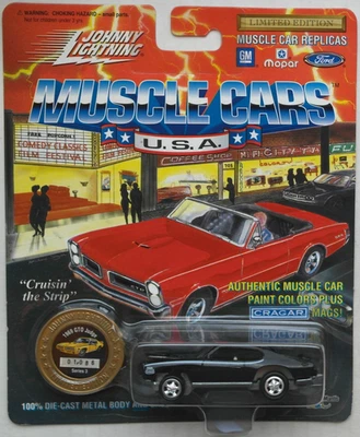 Johnny Lightning 1969 Pontiac GTO Judge schwarz Neu/OVP Oldtimer Muscle Car ´69 - Bild 1 von 4