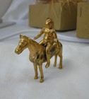 12 Native American Indian on Horse Figures Original Box Iconic Image Rare Metal — photo 2