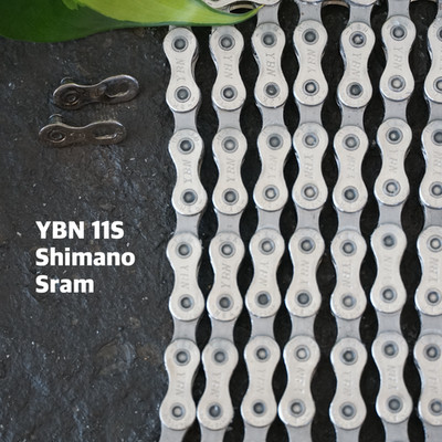 YBN 11S Kette 11-Fach gewachst   Waxed Chain Shimano SRAM Rennrad Gravel MTB