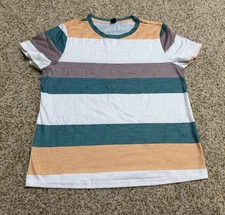 Women’s SHEIN Short Sleeve T-Shirt Striped Size S