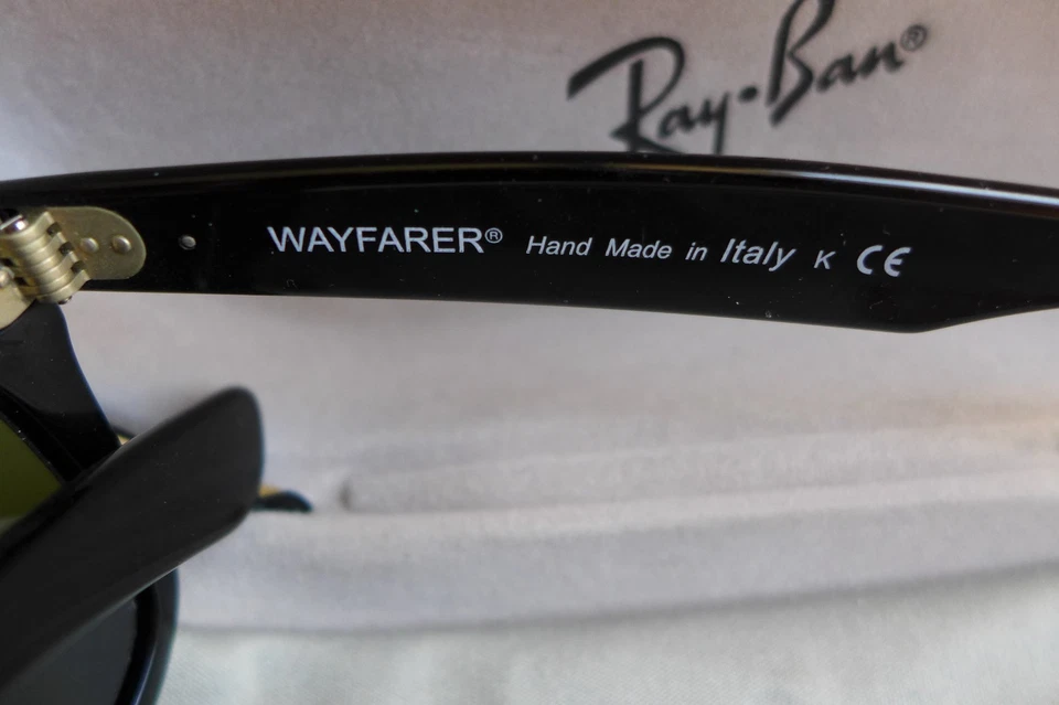 Ray-Ban Wayfarer Ease RB4340 50-22 150mm Occhiali da Sole Squadrati Montatura..., foto 4 di 5