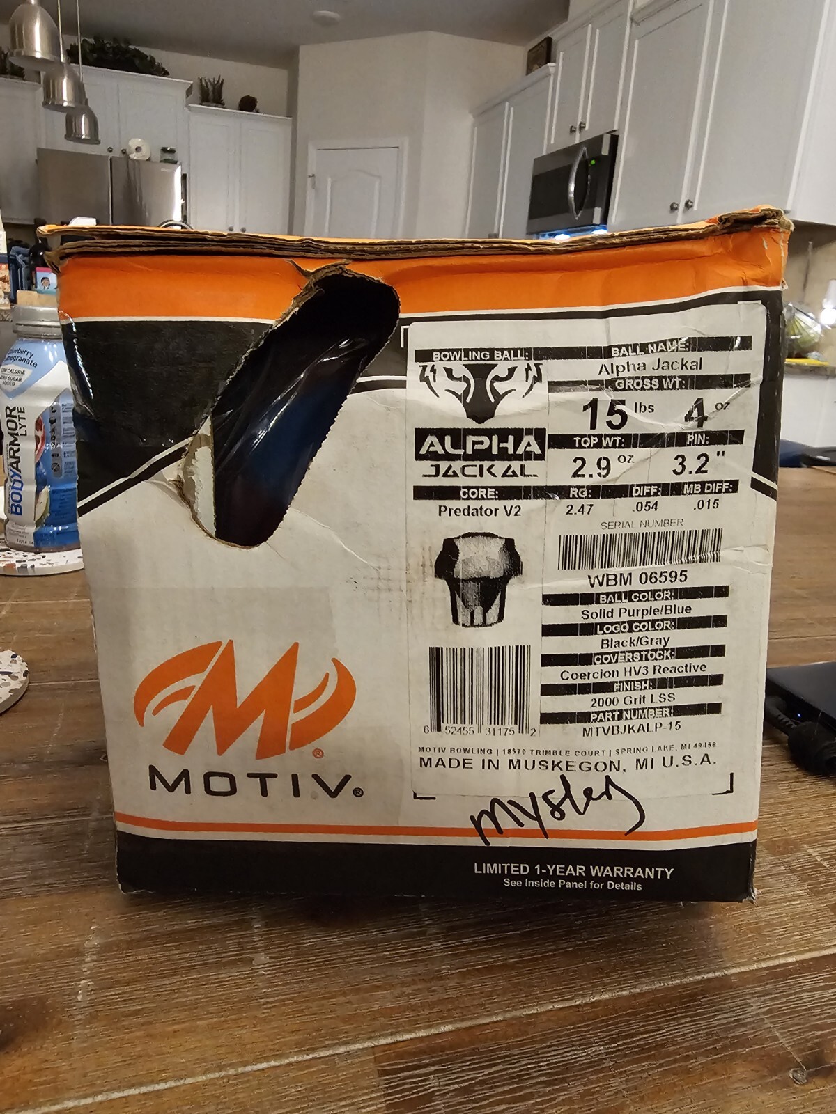 NEW Alpha Jackal Motiv Bowling ball! 15 pounds eBay