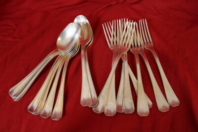 Christofle Besteck Set aus versilbertem Metall, boreales Modell