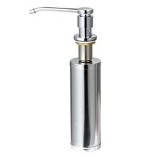 Built in Sink Soap Dispenser Large Capacity 300ml Bottle Stainless Steel Lotion