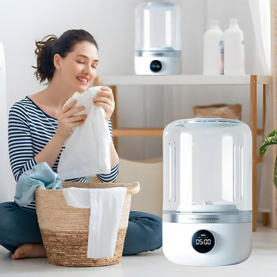 #ad NEW Cordless Mini Washing Machine Portable Laundry Cup Washer for Travel amp; Dorms $41.17