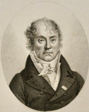 ANTOINE VINCENT ARNAULT (1766-1834) PARIS PORTRAIT ENGRAVING 19th century