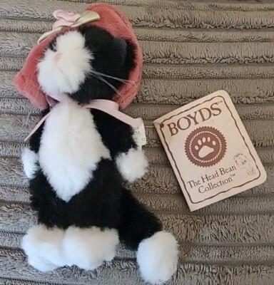 Seltenes Vintage Boyds Kittie. 5'' große Erbstück Serie mit Etikett