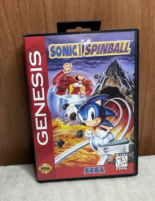 Sonic The Hedgehog Spinball SEGA Genesis Game No Manual