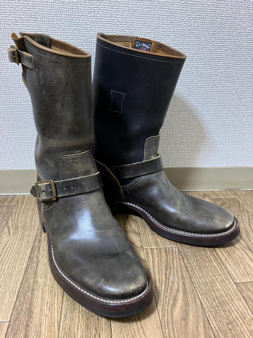 CLINCH Engineer Boots Leather US10 Black used | eBay