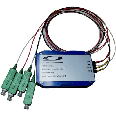 All Systems Broadband ASBPDW1025284 2-Channel DWDM Demultiplexer