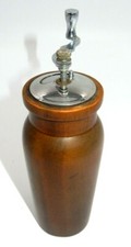 MID CENTURY MODERN OLDE THOMPSON 6" TALL PEPPER GRINDER / MILL ~ MADE IN THE USA