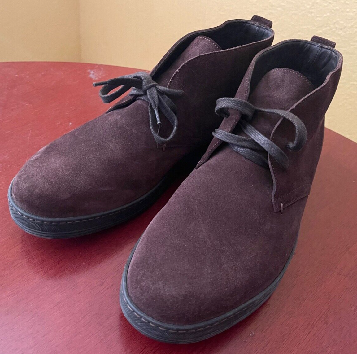 $989 Tom Ford Clarence Suede Chukka Boot Dark Brown 10UK 