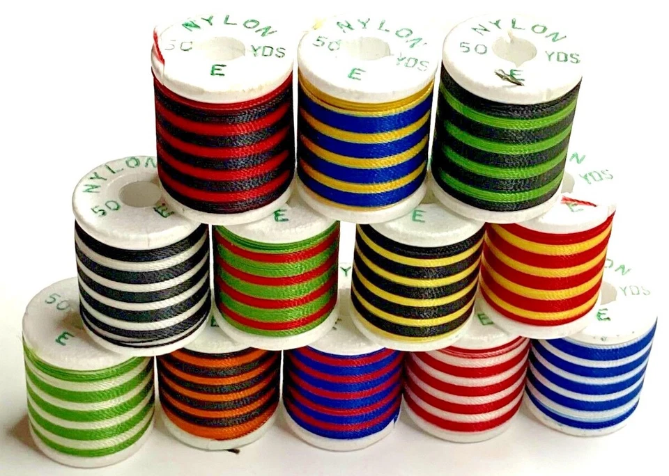 GUDEBROD Rod Winding Nylon Doble Color Tinte Espacial Carrete 50 Yardas Tipo E - Tú eliges Foto 4 de 4