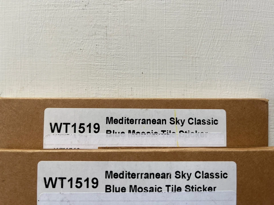 WALPLUS JUEGO DE 2 24 PIEZAS 5,9” Pegatinas Azulejos Peel & Stick WT 1519 Cielo Mediterráneo Foto 3 de 3