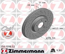 Disque de frein Ford S-MAX