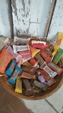 Primitive Halloween candies bowl fillers. Please Read For Shipping 