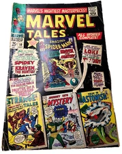1964 Marvel Tales #10 Comic Group Reprints Amazing Spider-Man Strange Tales 