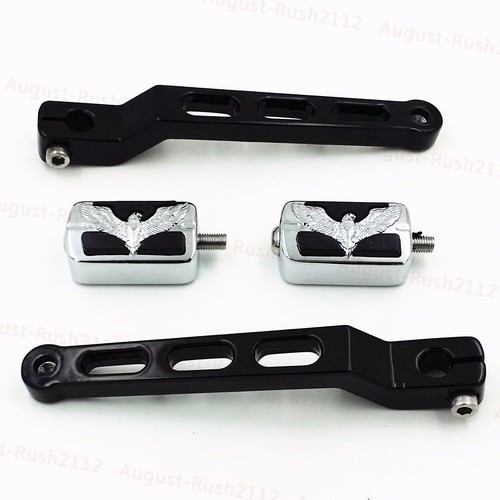 Heel Toe Gear Shift Lever W/ Eagle Peg For Harley Electra FLST FLHT FL - Picture 4 of 8