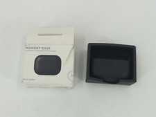 Moment Case for Apple AirPods 2nd Gen Black Polycarbonate Shell Wrap in Leather