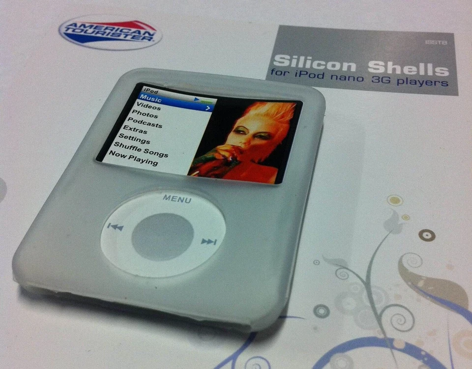 American Tourister Silicone Case for iPod Nano 3rd Gen MP3 Player – Clear - Image 2 of 4